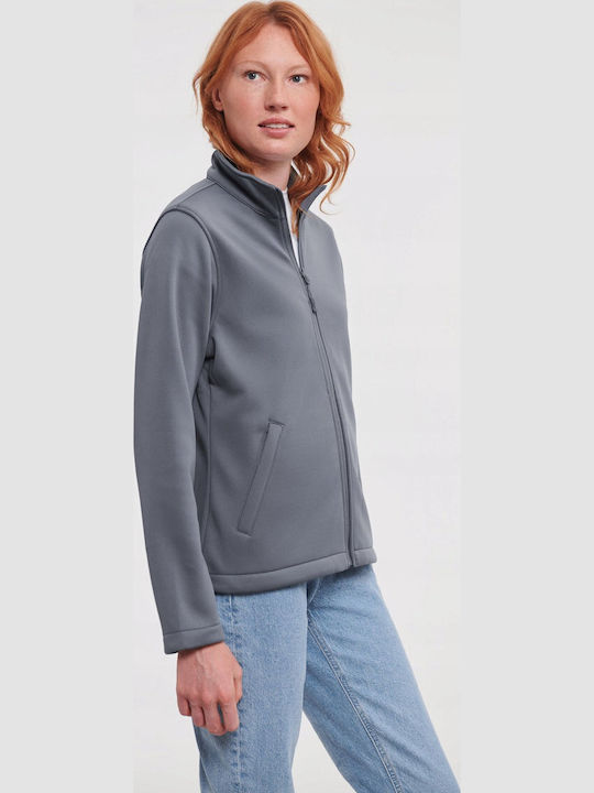 Russell Europe Unisex Werbebekleidung Strickjacke in Grau Farbe