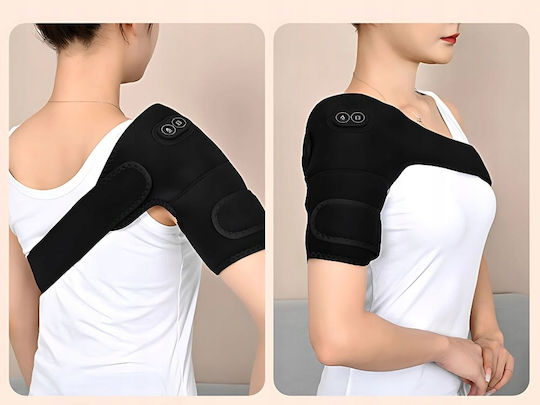 Zola Elektrische Massager Gegen Cellulite Heizungs Vibrationsgerät Zielbereich 3 Einstellbare Riemen USB 62 X 23 Cm Schwarz
