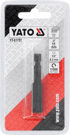Metal Cutting Cutter Bit Yato 11mm Hex