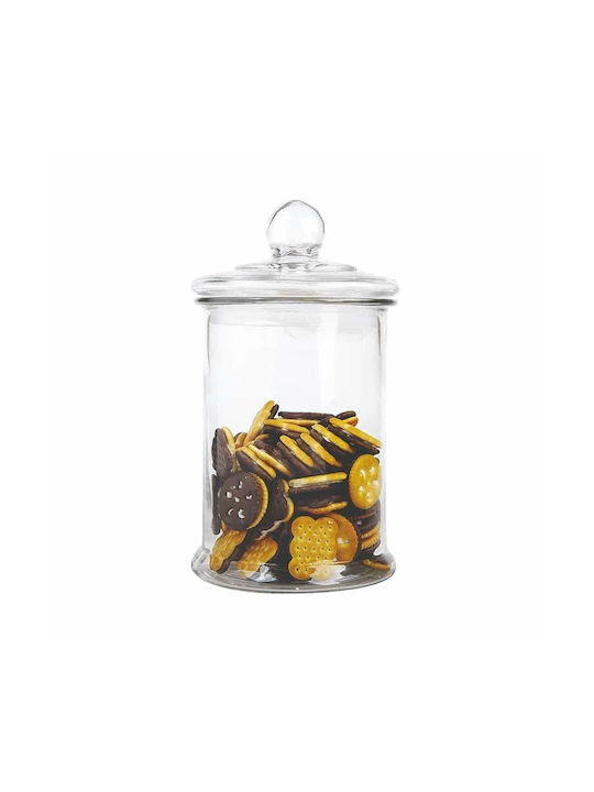 Yuk Vase for Coffee / Sugar with Airtight Lid Glass Transparent 3500ml