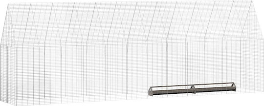 vidaXL 3394430 Livestock Habitat 600x100x210cm