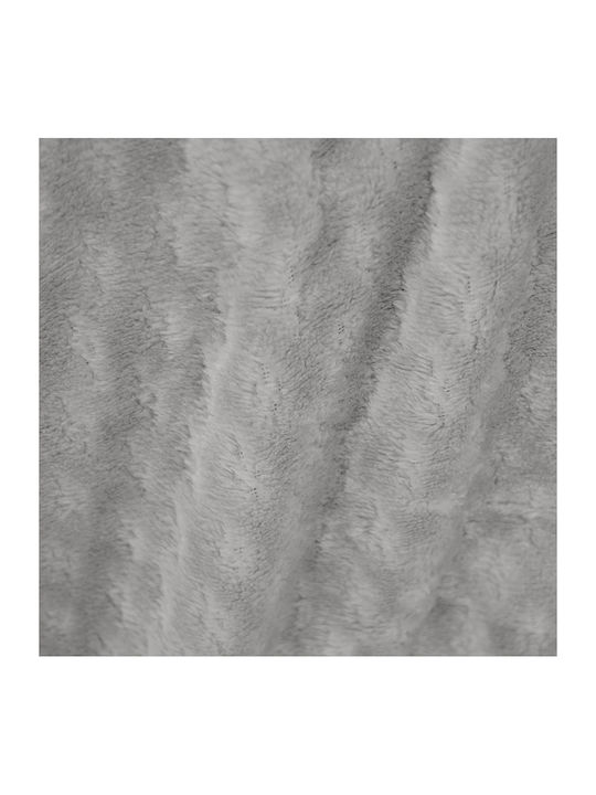 Lino Home Sherpa Decke Einzeln 160x220cm Silber