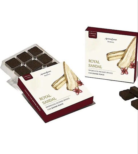 Royal Sandal Incense Bricks Home Fragrance 10 Pieces