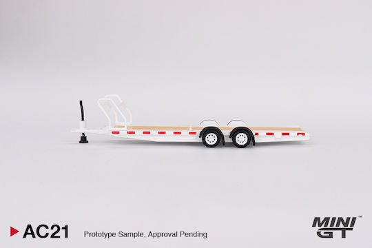 White Car Carrier Model 1:64 Mini Gt Ac21