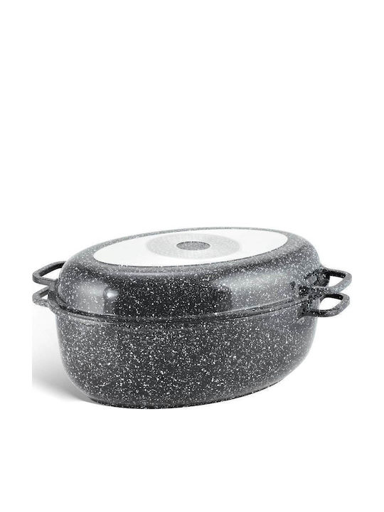 Edenberg Round Dutch Oven Made of Aluminum 38x38cm 8lt 2 Pieces