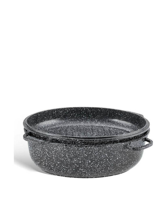 Edenberg Round Dutch Oven Made of Aluminum 38x38cm 8lt 2 Pieces