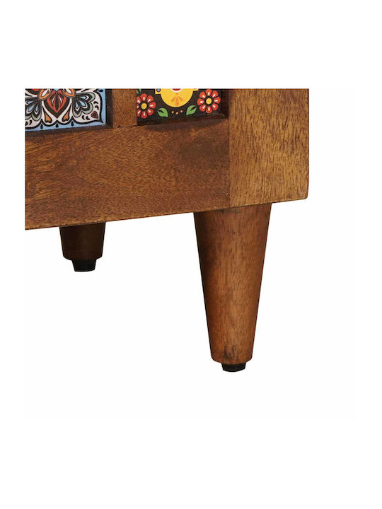 Office Storage Solid Wood Cabinet Walnut L60xW33.5xH75cm