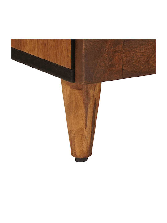 Cabinet de Birou din Lemn Masiv Walnut 40x33.5x75cm