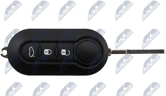 NTY Door Lock with Rear Placement Peugeot 207 / Expert / Partner Fiat Ducato / Grande Punto Citroen Berlingo / C2 / C3 / C4 / C5 / DS3 / DS4 / Nemo EZC-FR-280