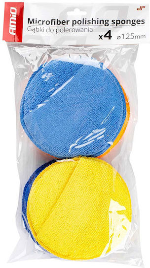 AMiO Sponges Polishing / Cleaning for Interior Plastics - Dashboard Car 4pcs