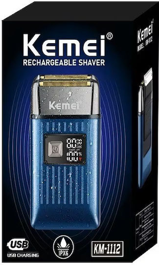 Kemei KM-1112 Foil Aparat de Ras Electric Față Reîncărcabil