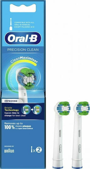 Oral-B Precision Clean CleanMaximiser Electric Toothbrush Replacement Heads 2pcs