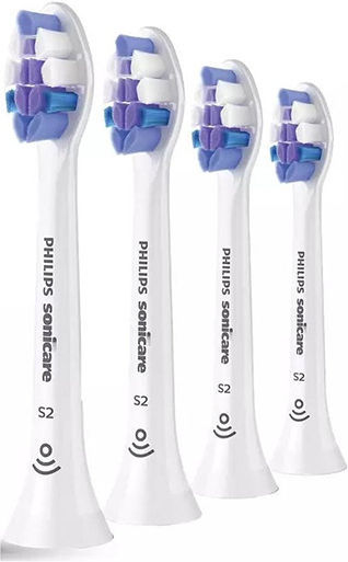 Philips Sonicare S2 Sensitive Replacement Heads for HX6054/10 Quantity 4
