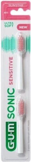 GUM Sonic Senistive 4111 Rezerve capete periuta dinti electrica 2 buc