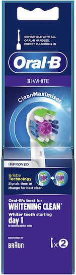 Oral-B 3D White CleanMaximiser Ersatzköpfe für 257225 2 Stück