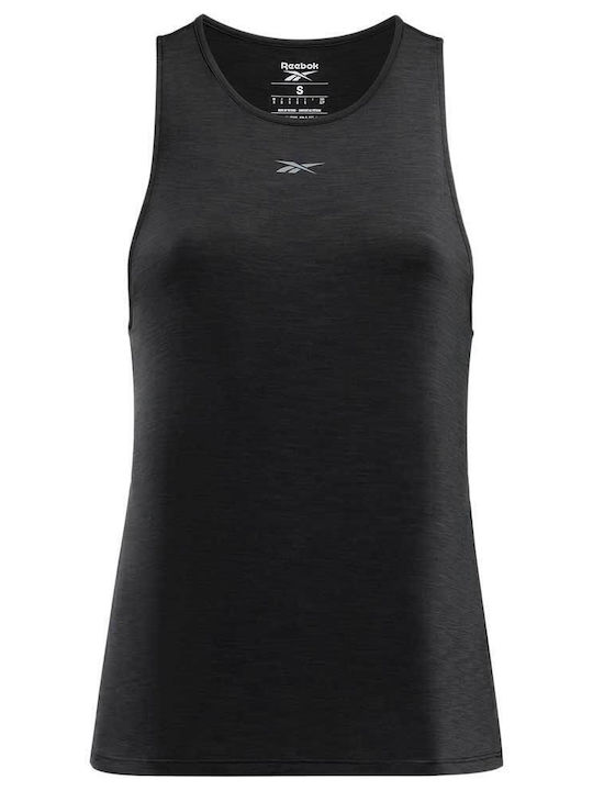 Damen Sport Bluse Ärmellos Schwarz