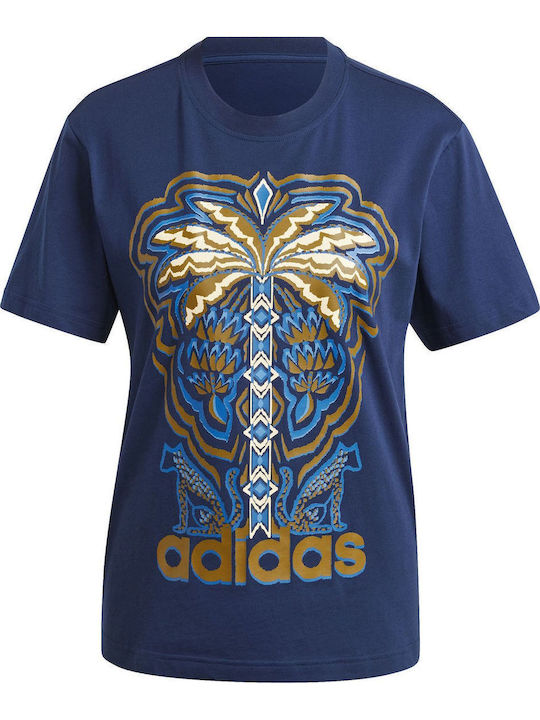 X FARM Rio Графична Дамска Спортна T-shirt Многоцветна