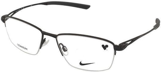 Nike Bărbați Metalic Rame Ochelari Negru 6045-001