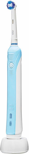 Oral-B Pro Ηλεκτρική Οδοντόβουρτσα με Χρονομετρητή και Αισθητήρα Πίεσης Λευκή