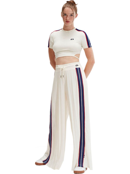 Sartoria Maldonado Γυναικείο Crop T-shirt Λευκό