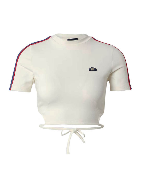 Sartoria Maldonado Γυναικείο Crop T-shirt Λευκό