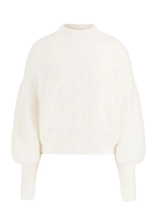 Women's Long Sleeve Sweater White