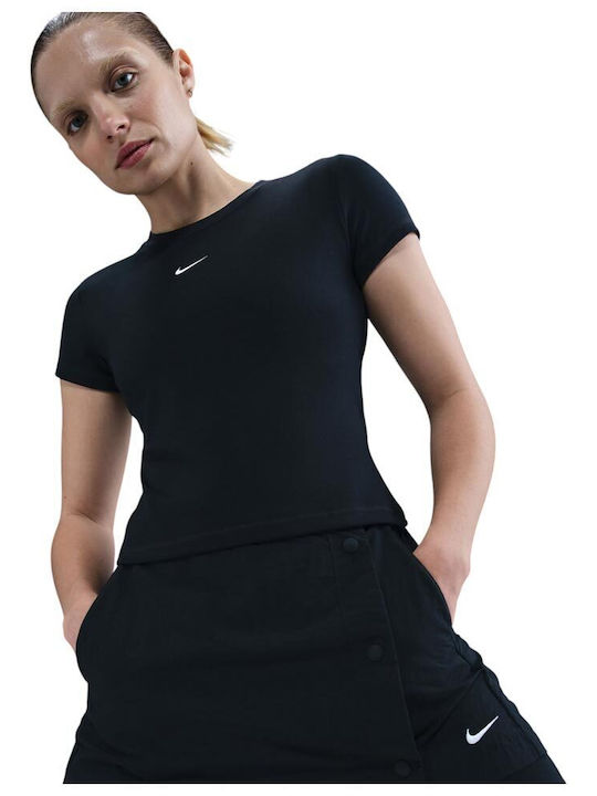 Sportswear Damen T-Shirt Schwarz