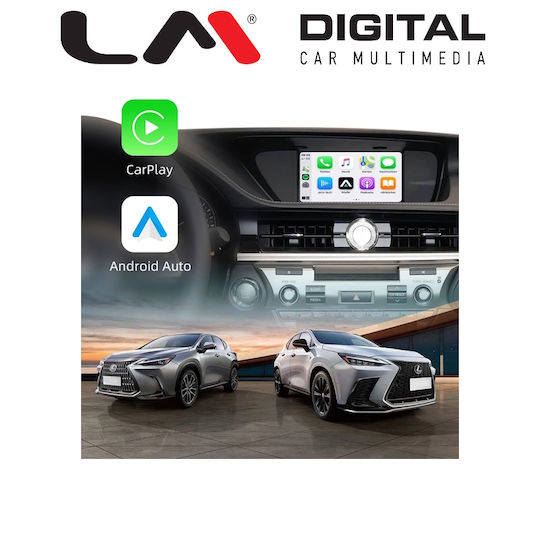 LM Digital Ηχοσύστημα Αυτοκινήτου για Lexus ES / UX / NX / RX (Bluetooth/USB/WiFi/GPS/Apple-Carplay/Android-Auto)