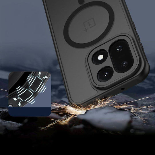 Tech-Protect Magmat Umschlag Rückseite Silikon / Kunststoff Schwarz (OnePlus 15)