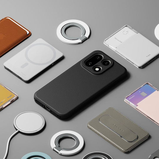 Ringke Magnetic Umschlag Rückseite Silikon / Kunststoff 1.2mm Schwarz (OnePlus 15)