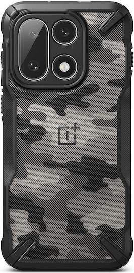 Ringke Fusion X Rückseite Umschlag Silikon / Kunststoff 2mm Camo Schwarz (OnePlus 15)
