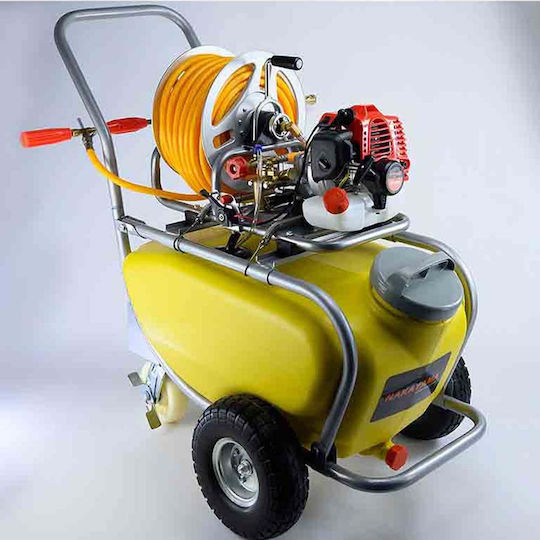 Nakayama NS5210 Ψεκαστικό Συγκρότημα Βενζινοκίνητο 1hp με Χωρητικότητα 50lt 25bar