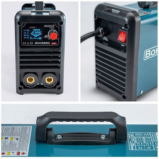 Bormann Pro BIW2220 Welding Machine Inverter TIG / MMA with Maximum Welding Current 200A and Duty Cycle 60%