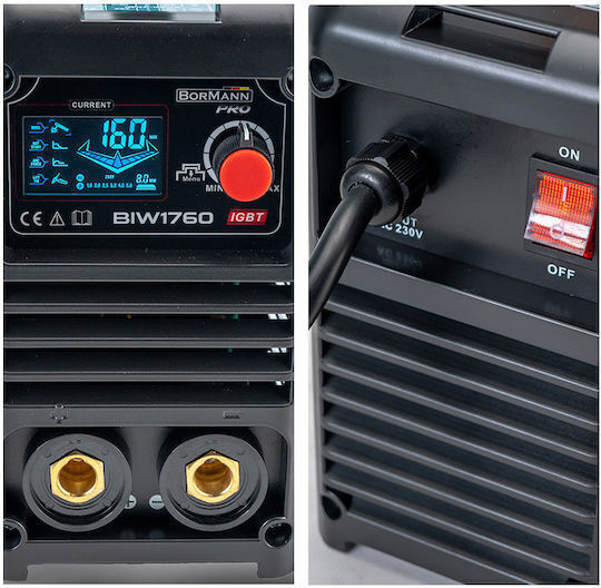 Bormann Pro Welding Machine Inverter TIG / MMA with Maximum Welding Current 160A and Duty Cycle 60%