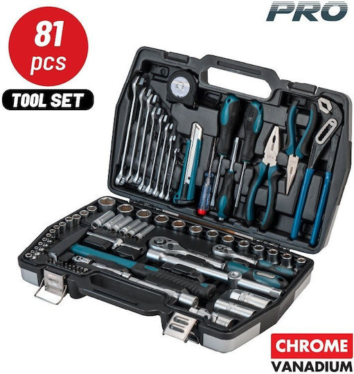 Bormann Pro BHT5160 Βαλίτσα με 81 Εργαλεία