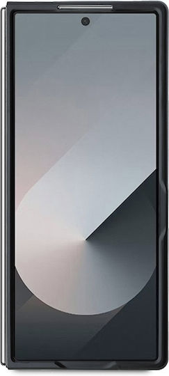 Iconic Petit Pique Woven Logo Back Cover Plastic Black (Galaxy Z Fold6)