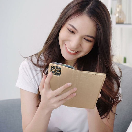 Smart Book Silicone / Plastic Gold (Realme Note 70T)