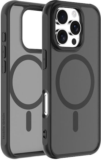 Mobile Origin Задна корица Силикон 1.5мм Черен (iPhone 16 Pro)