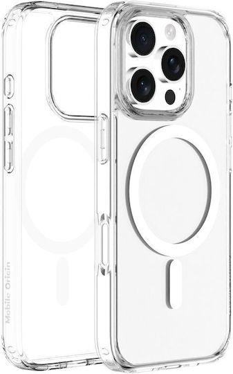 Mobile Origin Back Cover Silicone 1.5mm Transparent (iPhone 16 Pro)