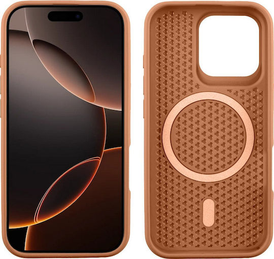 Idol 1991 Air Umschlag Rückseite Silikon Braun (iPhone 17 Pro Max / iPhone 17 Pro / iPhone 16 Pro Max)