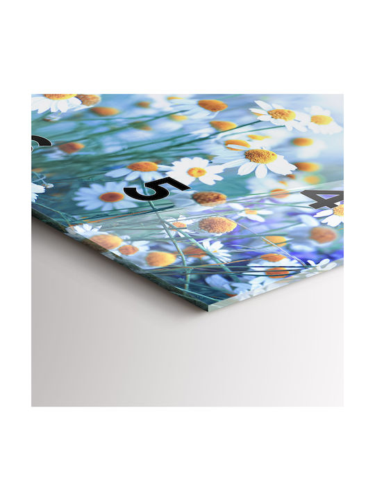 Tulup Silent Wall Clock Glass Multicolour Ø30cm
