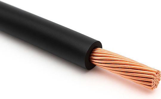 Redled Netzkabel NYA mit Kabeleigenschaften 1x16mm² in Schwarz 1m