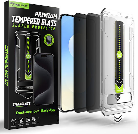 Techsuit Privacy Tempered Glass 2pcs (Galaxy S25 FE)