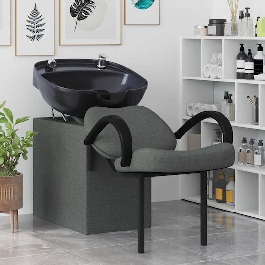 vidaXL Καρέκλα Schönheit Gray mit verstellbarer Höhe