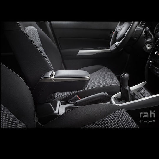 Rati Armster Car PU Armrest Universal Ford C-Max Silver