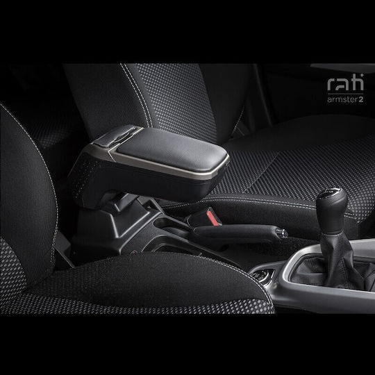 Rati Armster Τεμπέλης Αυτοκινήτου από Δερματίνη Universal Chevrolet Cruze Ασημί Χρώμα