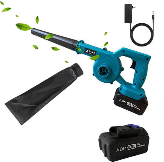 Blower / Vacuum Handheld 48V with 2 Batteries & Volume Adjustment
