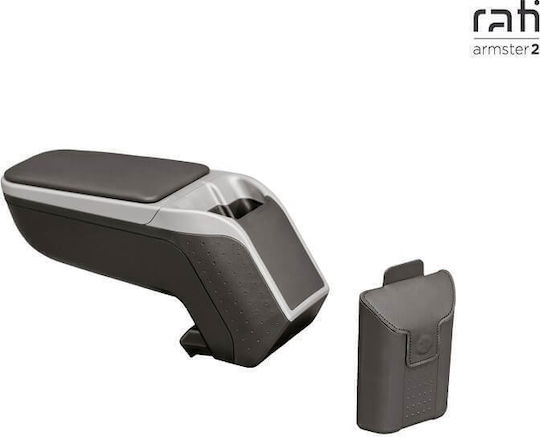 Rati Armster Τεμπέλης Αυτοκινήτου από Δερματίνη Universal Ford Focus Ασημί Χρώμα