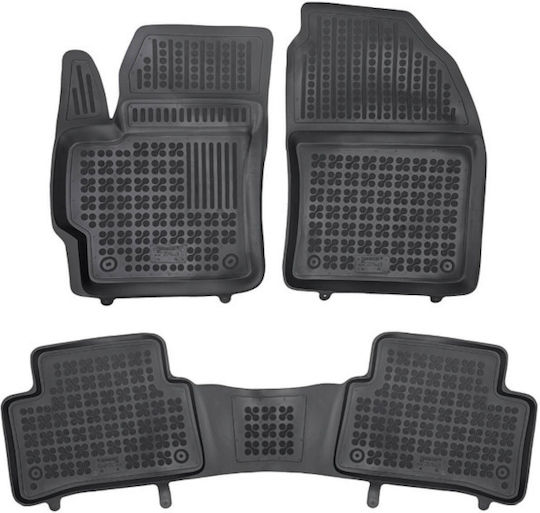 Rubber Car Mats Rezaw Plast Toyota Corolla E210 2024+ Hatchback Raised Sides Type Set 3 Pieces