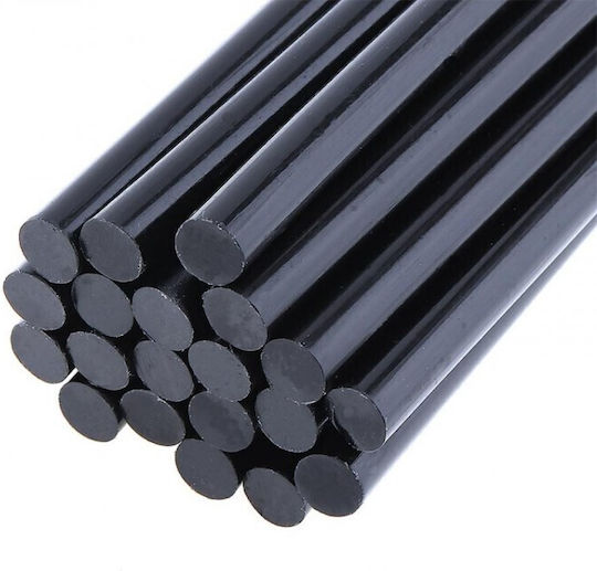 Tele Bețișoare de Silicon Adeziv Siliconic Negru 11mm